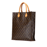 ルイ ヴィトン モノグラム サックプラ ハンドバッグ トートバッグ M51140 ブラウン PVC レザー レディース LOUIS VUITTON 【中古】